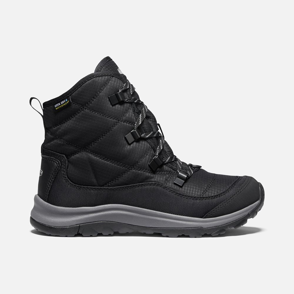 Keen Kar Botu Kadın Siyah - Terradora Ii Waterproof - Türkiye DMOE13598